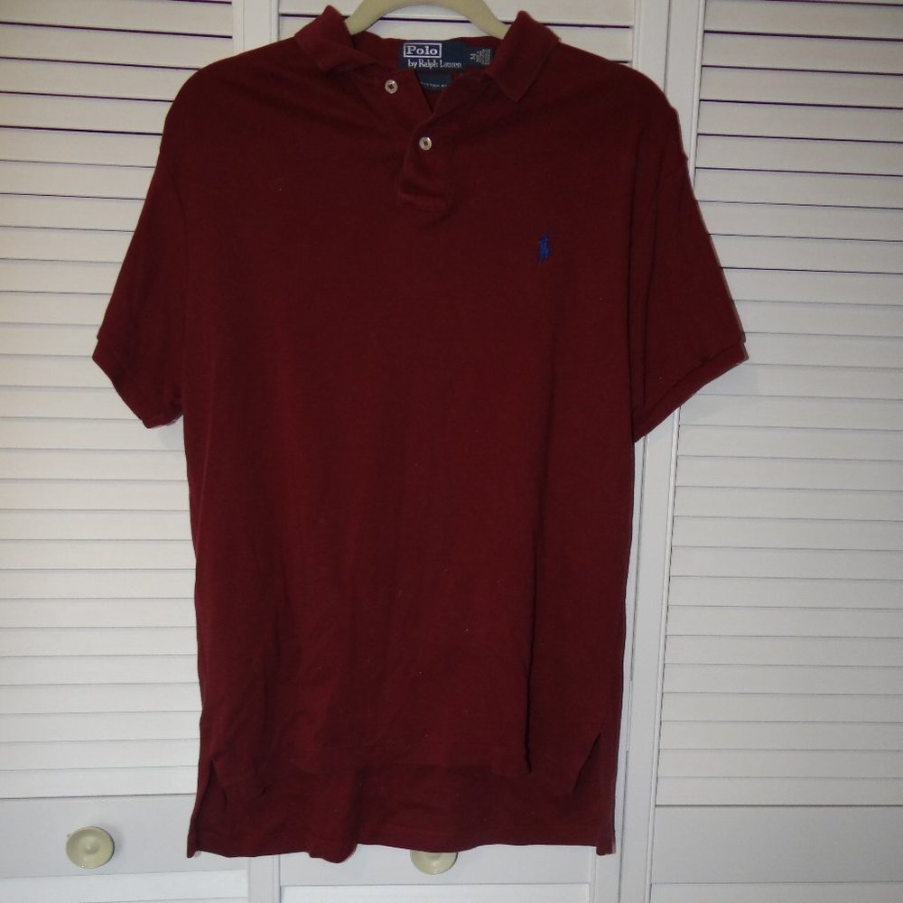 Men's Burgundy Polo Shirt